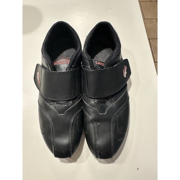 Lacoste Future M2 HPL SPM Shoes Mens Size 9.5 Black Red Velcro - Picture 1 of 8